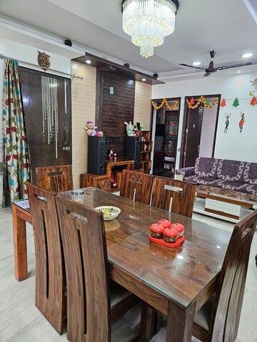 Dining area in 4 BHK Builder Floor at Green Fields Colony – for Rent