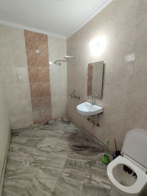 Bathroom in 3 BHK Builder Floor at Green Fields Colony – for Rent