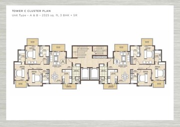 Floor Plan in 3 BHK Apartment at Kashish Manor One, Sector 111 – for Sale