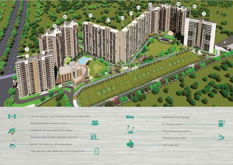Exterior View, kashish-manor-one 2 Bedroom 1715 Sq.Ft. Apartment In Sector 111 Gurgaon 9848026