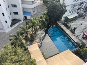 Balcony in 3 BHK Apartment at Jubilee Hitech, Madhapur – for Rent