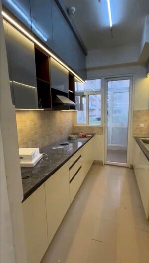 Kitchen in 2.5 BHK Apartment at Amrapali Crystal Homes, Sector 76 – for Rent