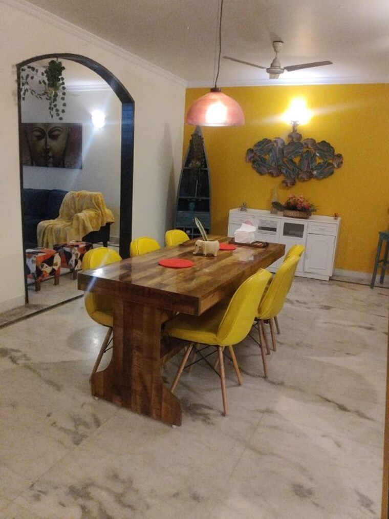 Living Room, malviya nagar 3 Bedroom 1500 Sq.Ft. Builder Floor In Malviya Nagar Delhi 9848152