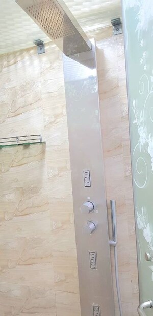 Bathroom in 3 BHK Apartment at Vasant Deep, Kharghar Sector 19 – for Rent