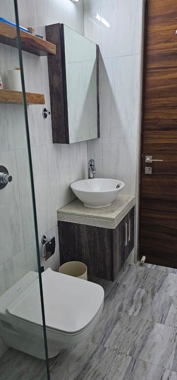 Bathroom in 2 BHK Apartment at Romell Aether, Goregaon East – for Rent