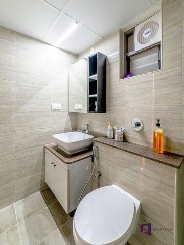 Bathroom in 1 BHK Apartment at Saket – for Rent