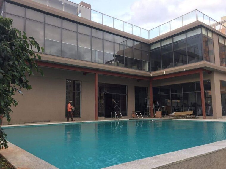 Swimming Pool, arvind-sporcia 2 Bedroom 1013 Sq.Ft. Apartment In Thanisandra Bangalore 9848300