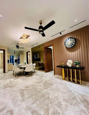 Living Room in 4 BHK Builder Floor at Ansal API Esencia, Sector 67 – for Sale