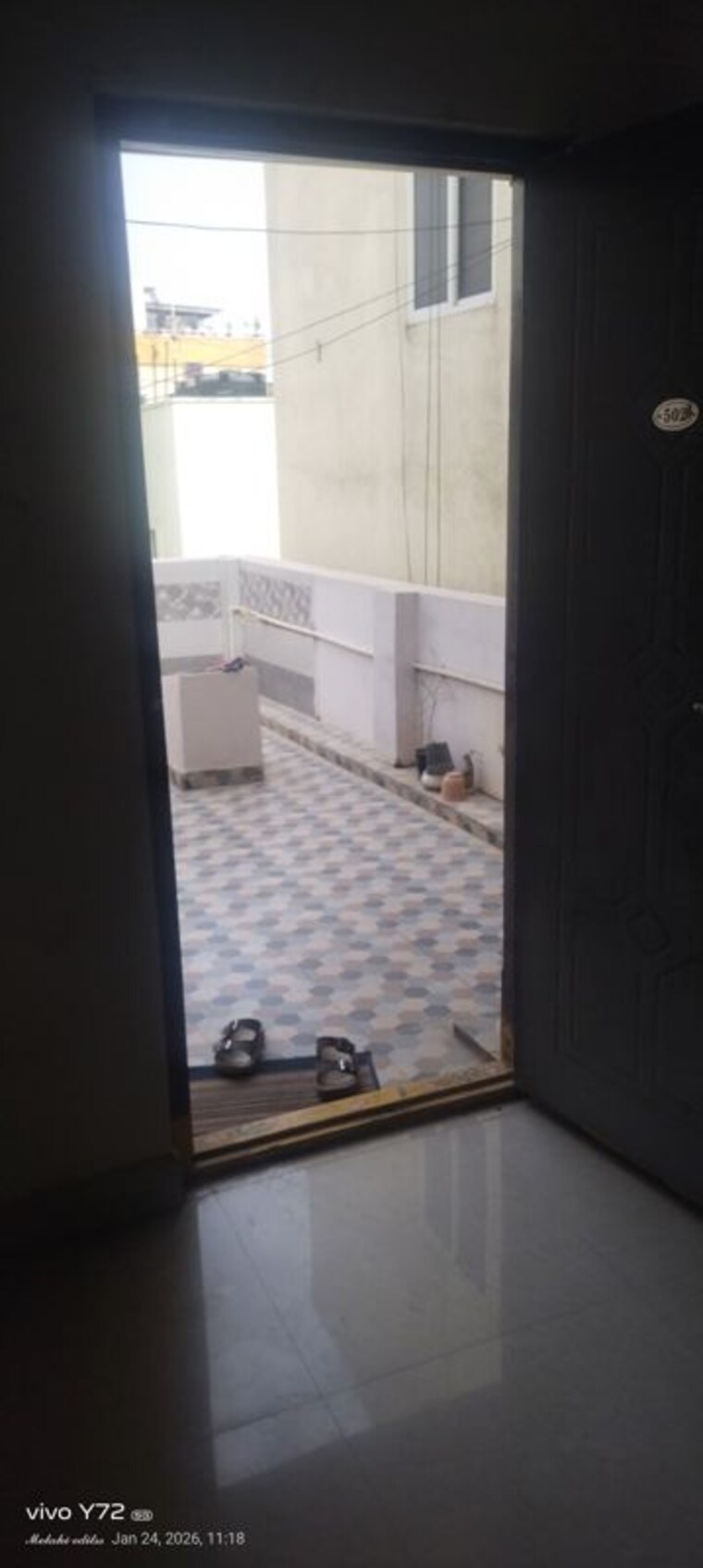 Terrace, pavani-laxmi-nivas 1 RK 350 Sq.Ft. Apartment In Madhapur Hyderabad 9848320