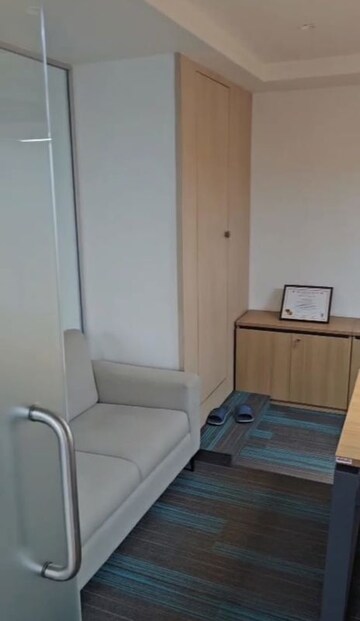 Bathroom in  Office Space at Swati Clover, Thaltej – for Rent