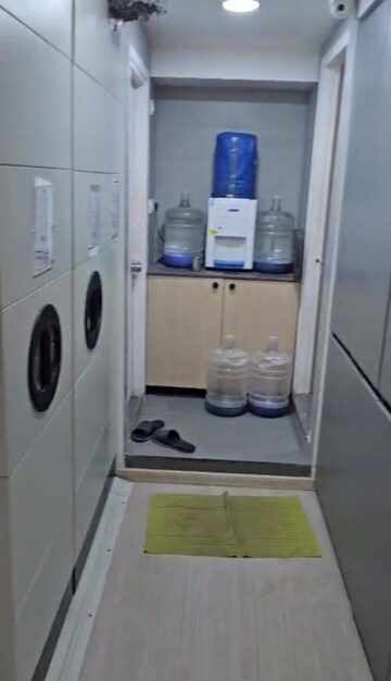 Bathroom in  Office Space at Swati Clover, Thaltej – for Rent