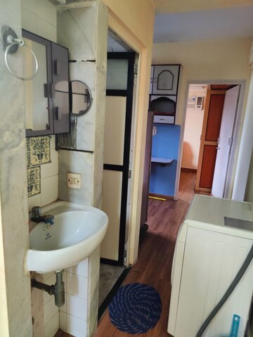 Bathroom in 1 BHK Apartment at Hiranandani Gardens Kingston, Powai – for Rent