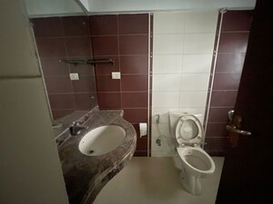 Bathroom in 3 BHK Apartment at Ansal Heights, Worli – for Rent