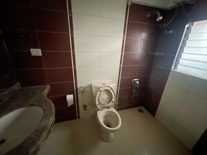 Bathroom in 3 BHK Apartment at Ansal Heights, Worli – for Rent