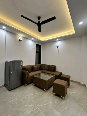 Living Room in 1 BHK Builder Floor at Chattarpur – for Rent