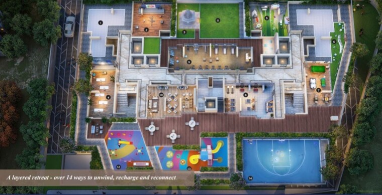 Master Plan, shivani-rudram 4 Bedroom 1433 Sq.Ft. Apartment In Kandivali West Mumbai 9848623