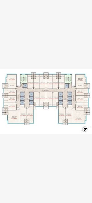 Floor Plan in  Office Space at Crescent Western Trade Center, Oshiwara – for Sale