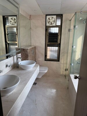 Bathroom in 3.5 BHK Apartment at K Raheja Vistas Premiere, Mohammadwadi – for Rent
