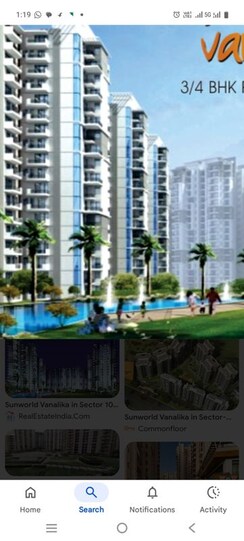 3 BHK + Pooja Room Apartment For Sale in Sunworld Vanalika