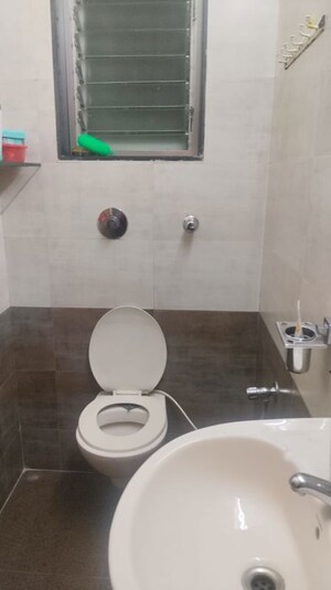 Bathroom in 4 BHK Apartment at Shah & Chheda Mahavir Ornate, Kopar Khairane – for Rent