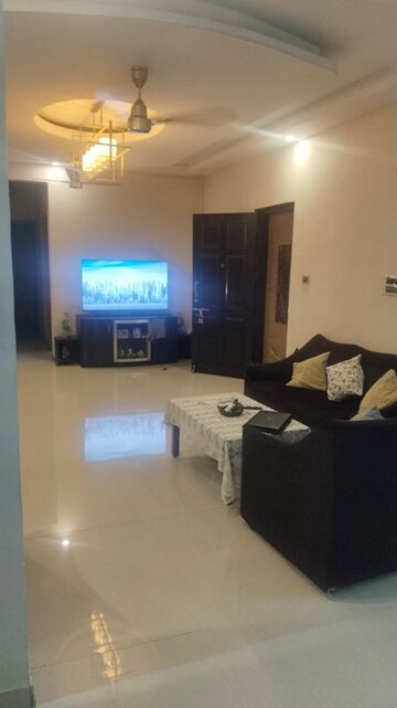 Living Room in 4 BHK Apartment at Shah & Chheda Mahavir Ornate, Kopar Khairane – for Rent