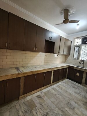 Kitchen in 1 BHK Builder Floor at Ansal Sushant Lok I, Sector 43 – for Rent