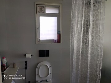 Bathroom in 3 BHK Apartment at KM Mid Summer CHS, Santacruz West – for Rent