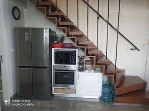 Staircase in 3 BHK Apartment at KM Mid Summer CHS, Santacruz West – for Rent