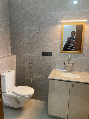 Bathroom in 3 BHK Builder Floor at Indraprastha Colony – for Rent