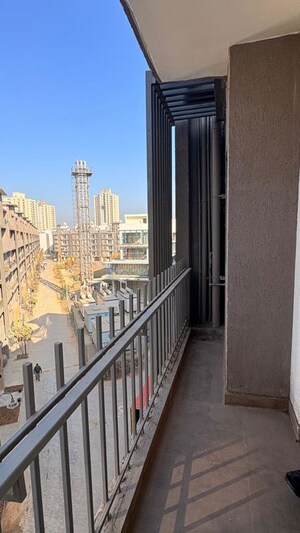 Balcony in 2.5 BHK Builder Floor at Smart World Gems, Sector 89 – for Rent