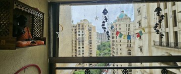 Balcony in 2 BHK Apartment at Lake Florence, Powai – for Rent
