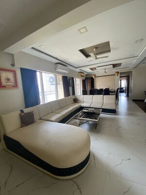 Living Room in 5 BHK Apartment at Lodha Grandeur, Prabhadevi – for Sale