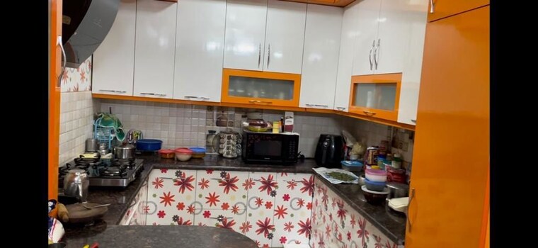 Kitchen, uninav-bliss 4 Bedroom 2590 Sq.Ft. Apartment In Raj Nagar Extension Ghaziabad 9849325