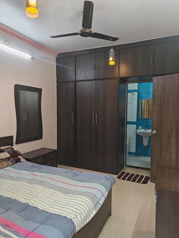 Bedroom in 2 BHK Apartment at Oracle Sapphire CHS, Nerul – for Rent