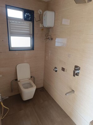 Bathroom in 3 BHK Apartment at Bhagwati Eminence, Nerul – for Rent