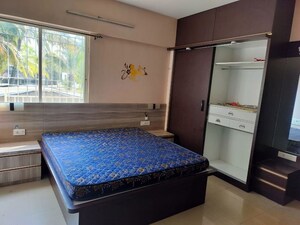 Bedroom in 2 BHK Apartment at Sai Aura Ville, Bavdhan – for Rent