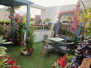 Terrace in 4 BHK Apartment at Adani Samsara, Sector 60 – for Rent