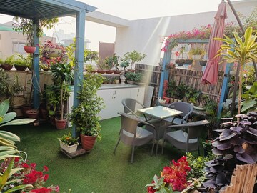 Terrace in 4 BHK Apartment at Adani Samsara, Sector 60 – for Rent