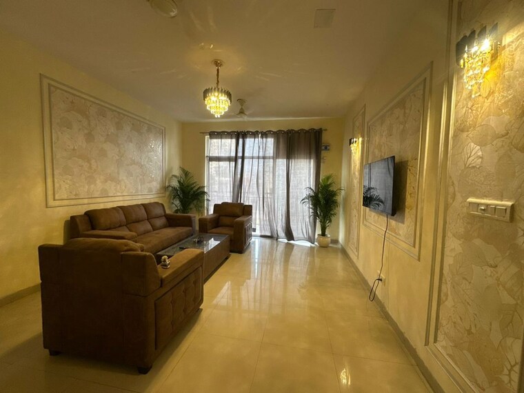 Living Room, levana-celebrity-gardens 3 Bedroom 2015 Sq.Ft. Apartment In Sushant Golf City Lucknow 9849913