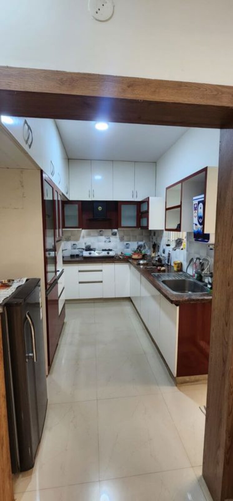 Kitchen, kalkaji 3 Bedroom 2145 Sq.Ft. Builder Floor In Kalkaji Delhi 9849945