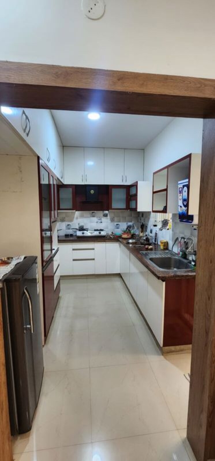 Kitchen, kalkaji 3 Bedroom 2126 Sq.Ft. Builder Floor In Kalkaji Delhi 9850039