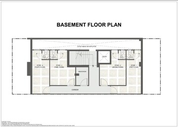 Floor Plan in 3 BHK Apartment at DLF Gardencity Enclave, Sector 93 – for Sale