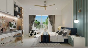 Living Room in 3 BHK Apartment at DLF Gardencity Enclave, Sector 93 – for Sale