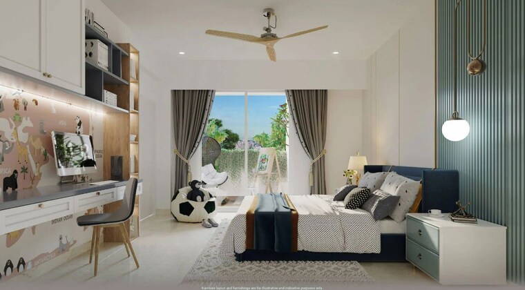 Living Room, dlf-gardencity-enclave 3 Bedroom 1200 Sq.Ft. Apartment In Sector 93 Gurgaon 9848834
