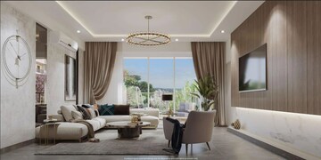 Living Room in 3 BHK Apartment at DLF Gardencity Enclave, Sector 93 – for Sale