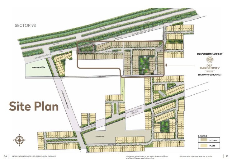 Master Plan, dlf-gardencity-enclave 3 Bedroom 1200 Sq.Ft. Apartment In Sector 93 Gurgaon 9848834
