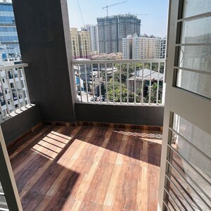 Balcony in 3 BHK Apartment at Mohannagar CHS, Veerabhadra Nagar – for Sale