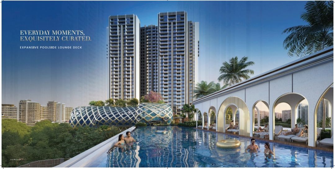 3 BHK + Study Room 1316 Sq.Ft. Apartment in Raymond The Address By GS