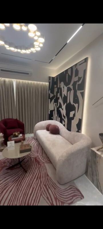 Living Room in 1 BHK Apartment at Beauty Greenstone Heritage, Fort – for Sale