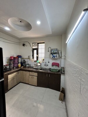 Kitchen in 2 BHK Builder Floor at Green Fields Colony – for Rent